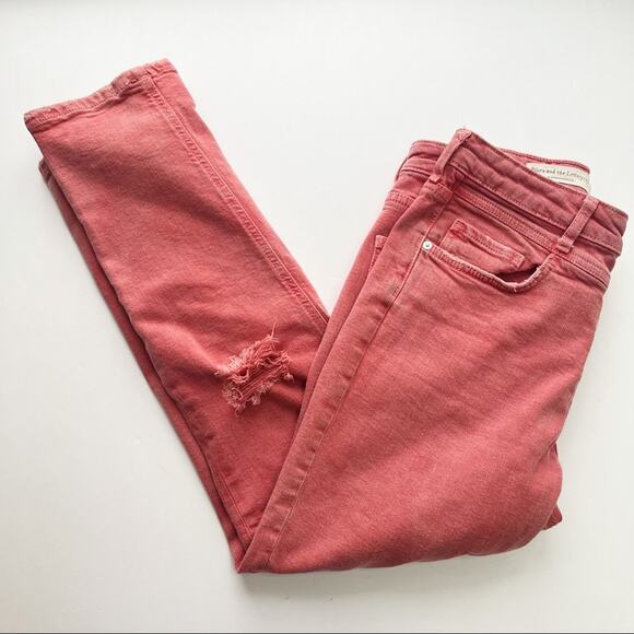 Anthropologie Pilcro High Rise Slim Jean Distressed - Picture 6 of 6